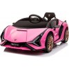 Elektrické vozítko Eljet Lamborghini Sian růžová
