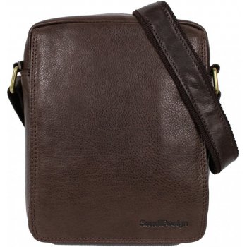 Sendi Design pánská kožená taška přes rameno MARK hnědá
