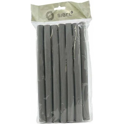 Sibel Flexi Mousse Curlers Long Grey 24 cm x 18 mm 12 ks – Hledejceny.cz