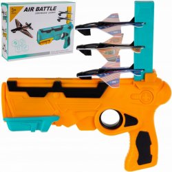 Mamido dětská pistole vystřelující letadla modrá