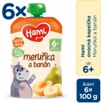 Hami Meruňka a banán 6 x 100 g – Zbozi.Blesk.cz