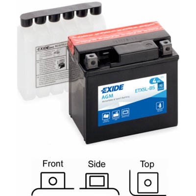 Exide YTX5L-BS, ETX5L-BS – Hledejceny.cz