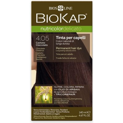 Biosline Barva na vlasy 4.05 Kaštanovo čokoládová 140 ml – Zboží Dáma