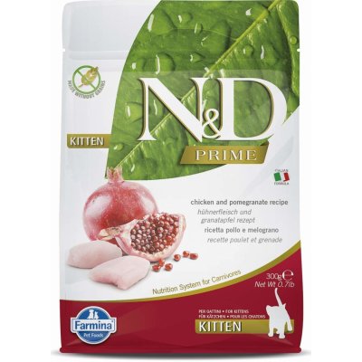 N&D GF Prime Kitten Chicken & Pomegranate 0,3 kg – Zbozi.Blesk.cz