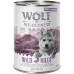 Wolf of Wilderness "Free Range Meat JUNIOR Wild Hills kachní 6 x 400 g – Zboží Mobilmania