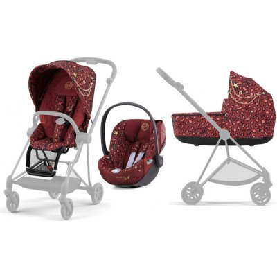 Cybex Mios 3.0 Kombinovaný + Cloud Z2 i-Size Autosedačka 0-13 kg Rosenrot Red by Alec Voelkel 2023