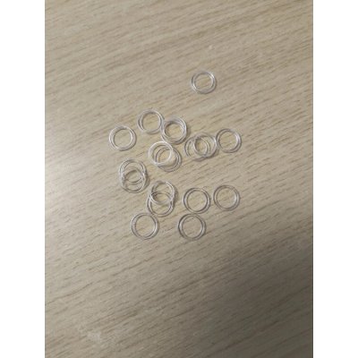 Kroužek ramínkový 10 mm plast, čirý – Zboží Mobilmania