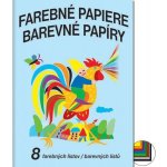 Pestrobarevné papíry A4 8 listů Notes – Zboží Dáma
