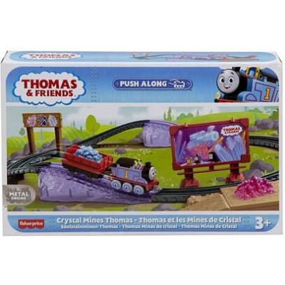 Fisher-Price Vláčkový set s tahací kovovou mašinkou – Zbozi.Blesk.cz