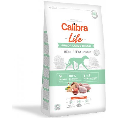 Calibra Dog Life Junior Large Breed Chicken 2 x 12 kg – Zboží Mobilmania