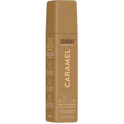 MineTan CARAMEL Samoopalovací pěna na tělo Medium Dark 200 ml – Zboží Dáma
