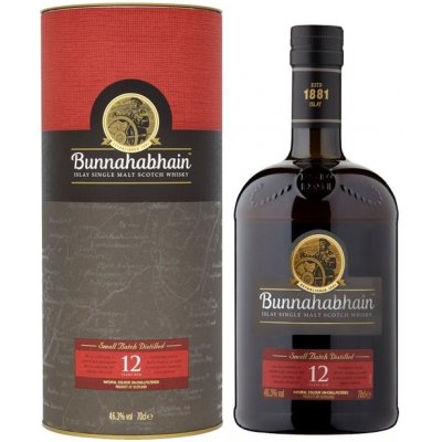 Bunnahabhain 12y 46% 0,7 l (tuba)