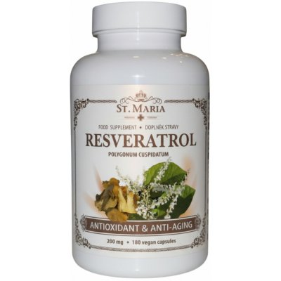 St. Maria Resveratrol 200 mg 180 kapslí – Hledejceny.cz