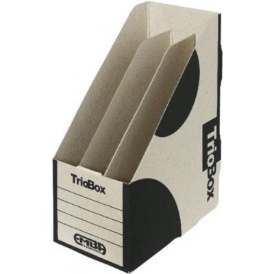 Stojan archivační Emba Triobox 30x22x13 cm, černý – Zboží Dáma