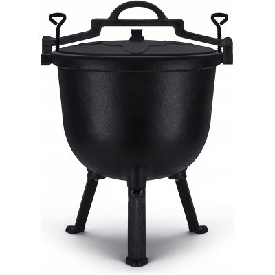 KonigHOFFER Smaltovaný lovecký kotlík 15 l litinový – Zboží Dáma