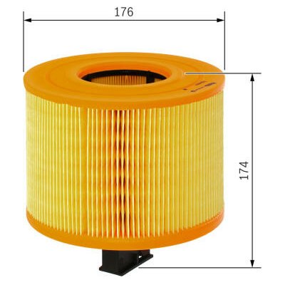 Vzduchový filtr BOSCH F 026 400 029 – Hledejceny.cz
