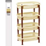 Regál UH ovál 4 patra 52x32cm – Sleviste.cz