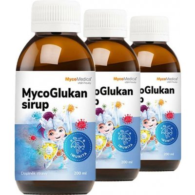 MycoMedica MycoGlukan 3-pack 3 x sirup 200 ml – Hledejceny.cz