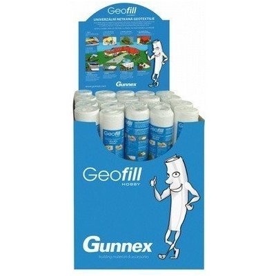 GUNNEX GEOFILL HOBBY MULTITEX 1 x 25 m 100 g/m² bílá