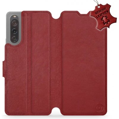Pouzdro Mobiwear Flip Sony Xperia 10 V - Tmavě červené - L_DRS – Zboží Mobilmania