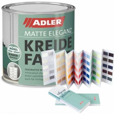 ADLER Česko Kreidefarbe 0,375 l bílá – Zboží Mobilmania