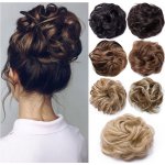 Příčesek do vlasů s gumičkou, popelavá blond a bleichblond – Zboží Dáma