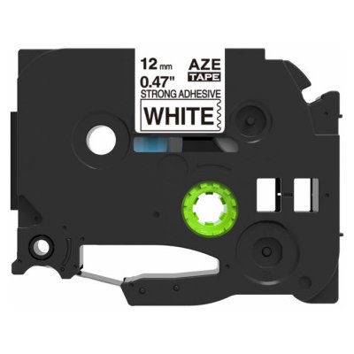 Alternativní páska Brother TZ-S231/TZe-S231 12mmx8m extra adhesiv černý tisk/bílý podklad – Hledejceny.cz