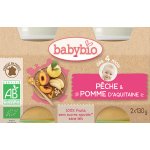 Babybio Broskev jablko 2 x 130 g – Zboží Mobilmania