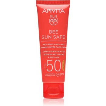 Apivita Bee Sun Safe ochranný tónovací krém na obličej SPF50 50 ml