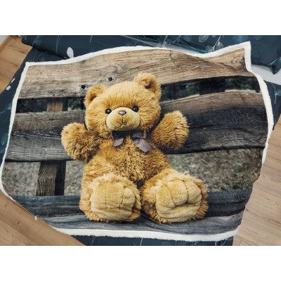 Dumdekorace Kvalitní dětská deka s motivem medvídka