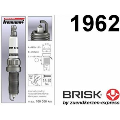 Zapalovací svíčka BRISK 1962 – Hledejceny.cz