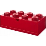 LEGO® Stolní box se zásuvkou 8 červená 40211730 – Zboží Dáma