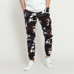 Urban Classics camo Cargo Jogging pants 2.0 wine camo