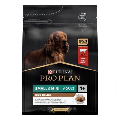 Purina Pro Plan Duo Délice Small & Mini Adult Beef 2,5 kg – Hledejceny.cz