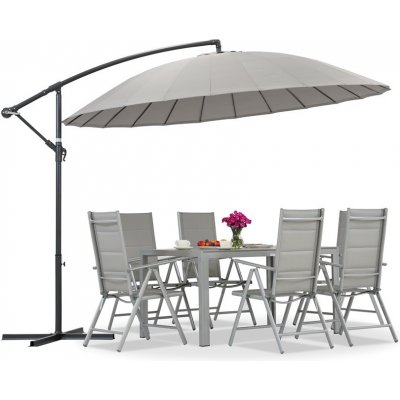 Zahradní slunečník Garden Point Monza 3 m antracit – Sleviste.cz