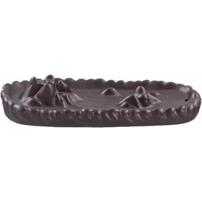 Ancient Wisdom Keramický stojan na Backflow vonné kužele Hora hnědý – Sleviste.cz