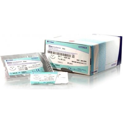 Silon monofil modrý 2/0 (EP3) 1 x 45cm, DS19, 24 ks – Zboží Mobilmania