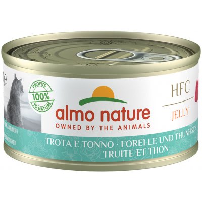 Almo Nature HFC Natural pstruh s tuňákem v želé 24 x 70 g – Zboží Mobilmania
