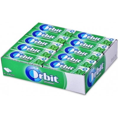 ORBIT SPEARMINT dražé zelené 30x14g – Zboží Dáma