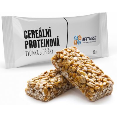 4FITNESS Cereální tyčinka proteinová 42 g – Zboží Dáma