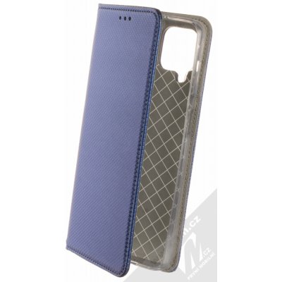 Pouzdro 1Mcz Magnet Book Samsung Galaxy A12, Galaxy M12 tmavě modré – Zboží Mobilmania