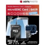 AgfaPhoto MicroSDXC UHS-I 64 GB 10582A1 – Hledejceny.cz