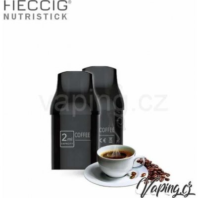 Heccig NUTRISTICK DV2 2x cartridge COFFEE sladká káva se smetanou 15 mg – Zboží Mobilmania