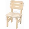 Zahradní židle a křeslo DEOKORK Masivní dřevěné zahradní křeslo z borovice dřevo 32 mm