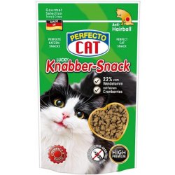 Perfecto Cat Knabber Snack anti hairball jehněčí s brusinkou 50 g