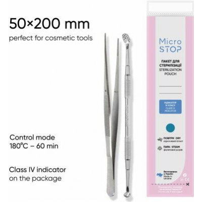 Microstop Sterilizačné-kraftové sáčky 50 x 200 mm 100 ks – Hledejceny.cz