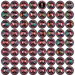 FansArena Kompletní sada puků Ice Hockey World Championship Czechia MS 2024 64x Dueling – Sleviste.cz