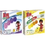 Dr. Devil Lemon Fresh Push Pull WC blok bez košíku 2 x 20 g – Sleviste.cz