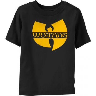 Wu Tang Clan tričko Logo Černá 6 12 měs