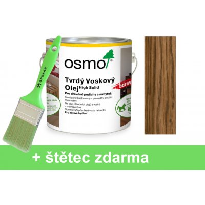 Osmo 3073 Tvrdý voskový olej barevný 0,75 l Hnědá zem – Sleviste.cz